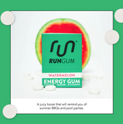 Watermelon Energy Gum - RUN GUM - Run Republic