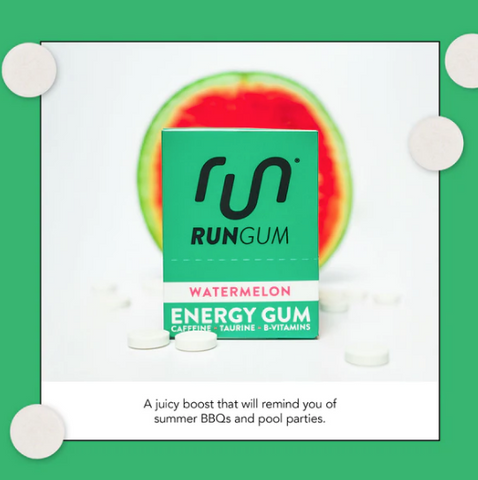 Watermelon Energy Gum - RUN GUM - Run Republic