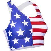 Women's BOA American Flag Performance Sports Bra - Run Republic