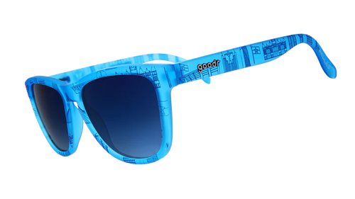 R33 Navy/Blue Adult Sunglasses - Baseball Town