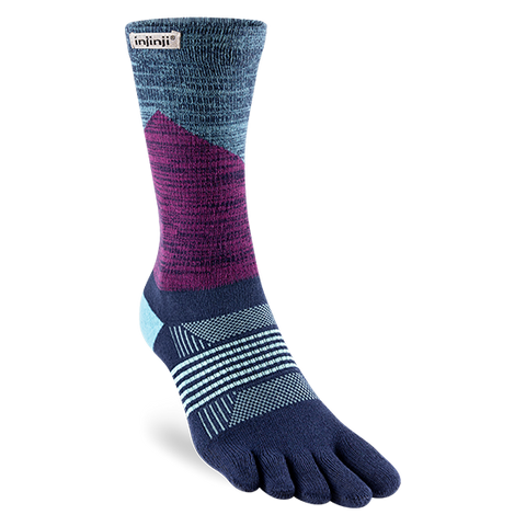 INJINJI - Women's Performance Trail Midweight Crew - TWILIGHT