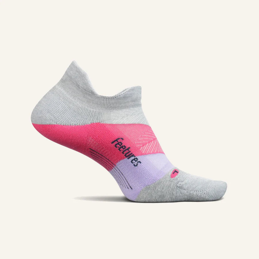 Women s Elite Ultra Light Cushion No Show Tab Sock Gradual Gray Run Republic