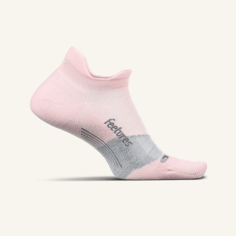 Women's Elite Ultra Light Cushion No Show Tab Sock - Propulsion Pink - Run Republic