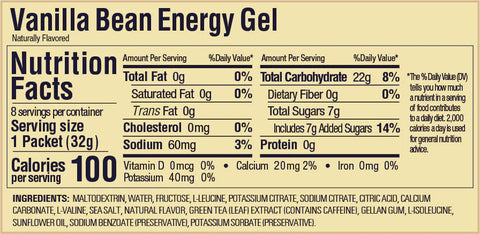 GU Energy Gel Vanilla Bean
