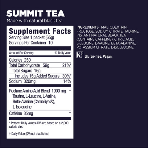 ROCTANE Energy & Hydration Drink Mix - Summit Tea