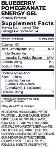 ROCTANE Energy Gel - Blueberry Pomegranate