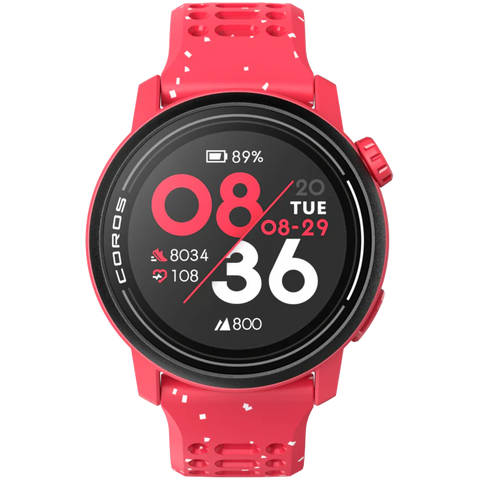 COROS PACE 3 GPS Sport Watch - Red with Silicon Band