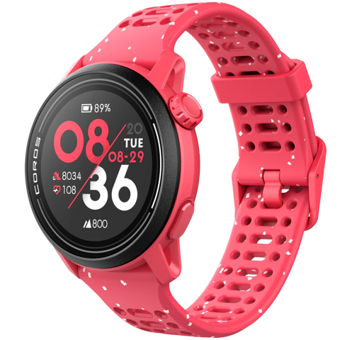 COROS PACE 3 GPS Sport Watch - Red with Silicon Band