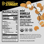 Vanilla Mini Waffles - Honey Stinger - Run Republic