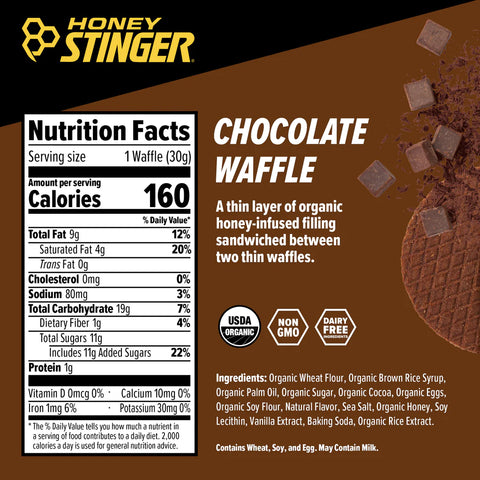 Chocolate Waffle - Honey Stinger - Run Republic