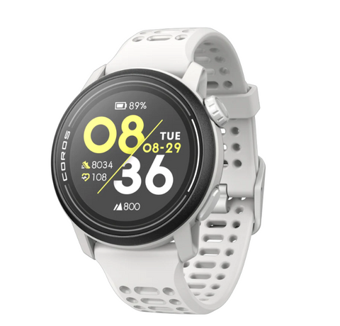 COROS PACE 3 GPS Sport Watch - White with Silicon Band