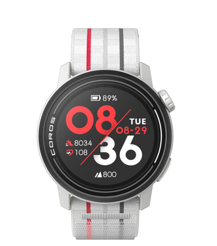 COROS Pace 3 GPS w/ Nylon Watch Sport Watch, White, 