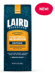 DEFEND Functional Mushroom Coffee – Medium Roast - LAIRD SUPERFOOD - Run Republic