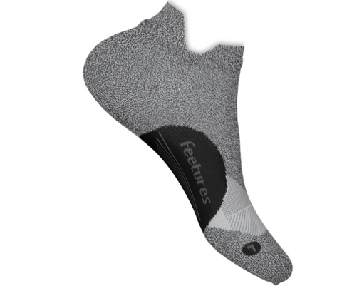 Elite Light Cushion No Show Tab - Gray