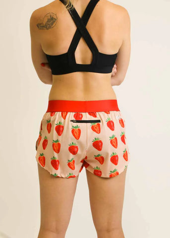 Women's Strawberry Szn 1.5 Split Shorts