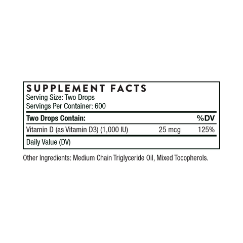 Vitamin D Liquid - THORNE