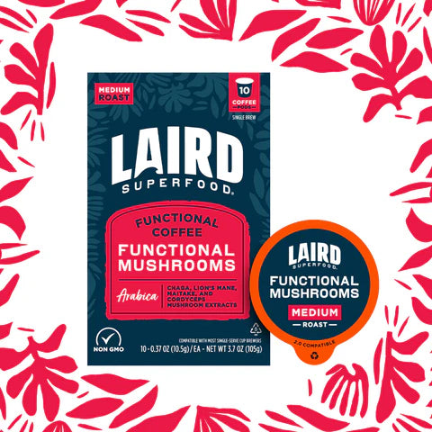 Functional Mushroom Coffee K-Cups - LAIRD SUPERFOOD