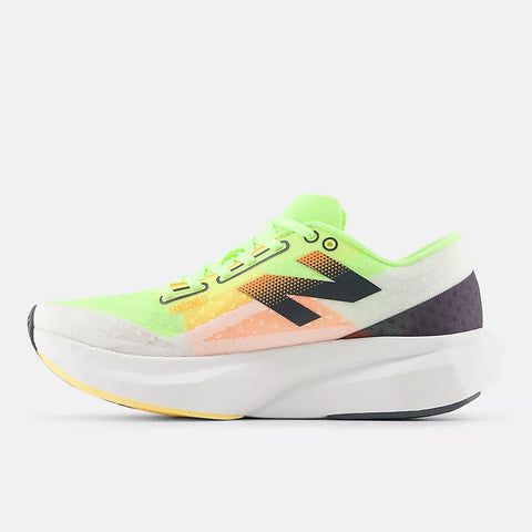 Men's FuelCell Rebel v4 - White, Bleached Lime Glo, and Hot Mango - Run Republic