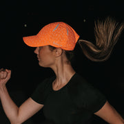 Neon Flash Reflective Orange Hat (Unisex) -SPRINTS - Run Republic