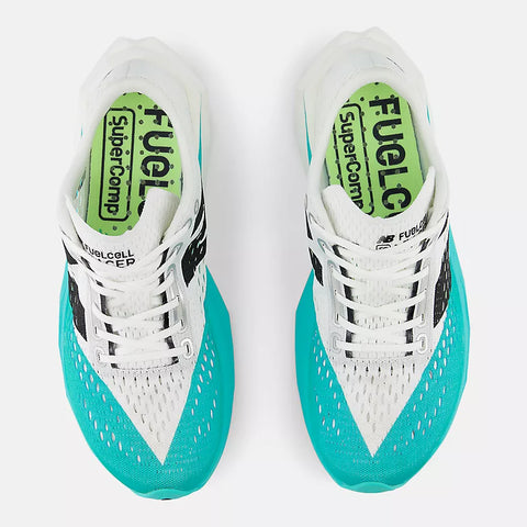 Women's FuelCell SuperComp Pacer v2 - White, Jade, and Black