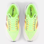 Women's FuelCell Rebel v4 - White, Bleached Lime Glo, and Hot Mango - Run Republic