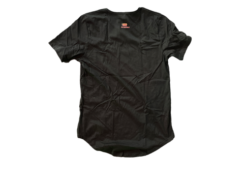 RR cotton poly short sleeve t shirt - gradient colored logo - Run Republic