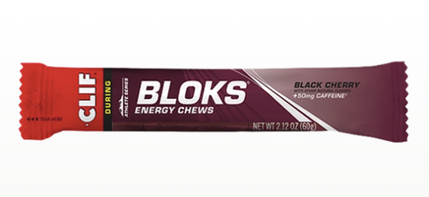 Black Cherry Clif Bloks Energy Chews - Run Republic
