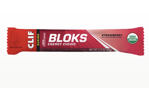 Strawberry Clif Bloks Energy Chews - Run Republic