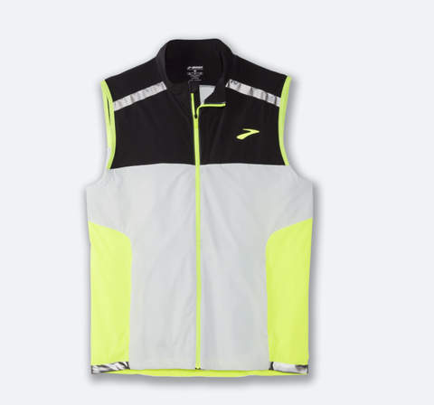 Brooks running vest mens yellow hotsell