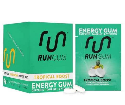 Tropical Boost Energy Gum - RUN GUM - Run Republic