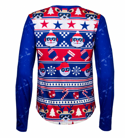 Women's BOA Christmas Uglier Sweater Mesa Long Sleeve Tee - Run Republic