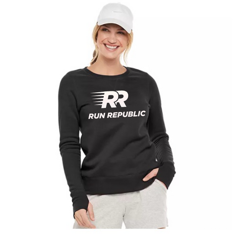 RR Women's Ultrasoft Fleece Crewneck Sweatshirt - Run Republic